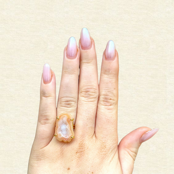 Orange geodes