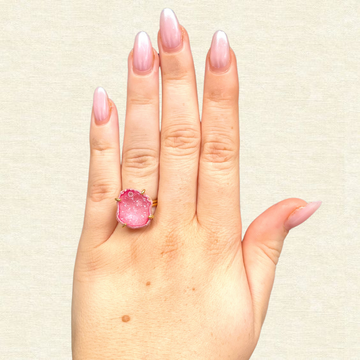 Pink/orange geodes