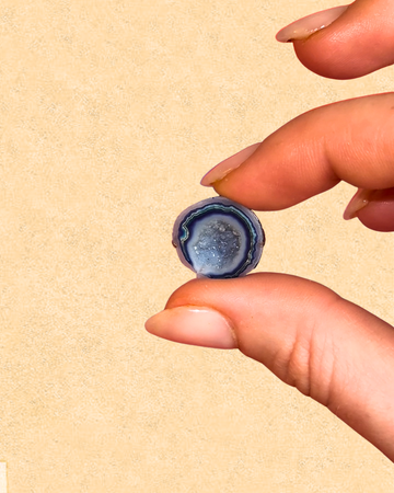 Special blue geode stone