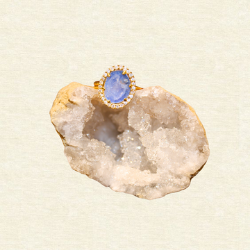 Diamond ring - Blue