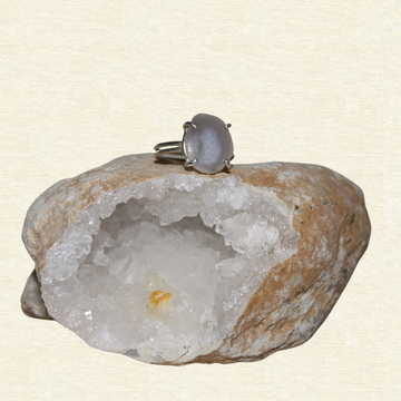 White grey geode - adjustable