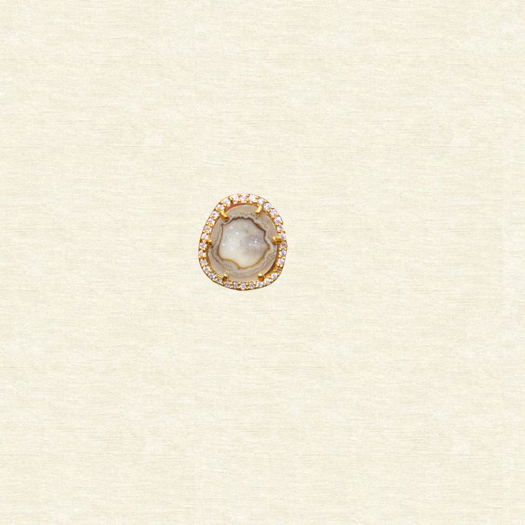 Diamond ring - Beige