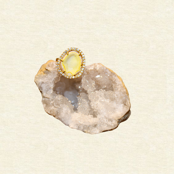 Diamond ring - Soft Yellow