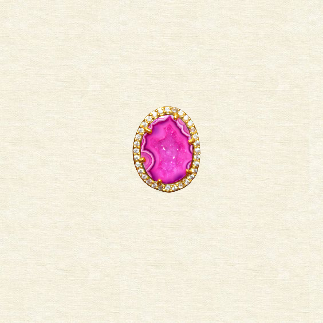 Diamond ring - Pink