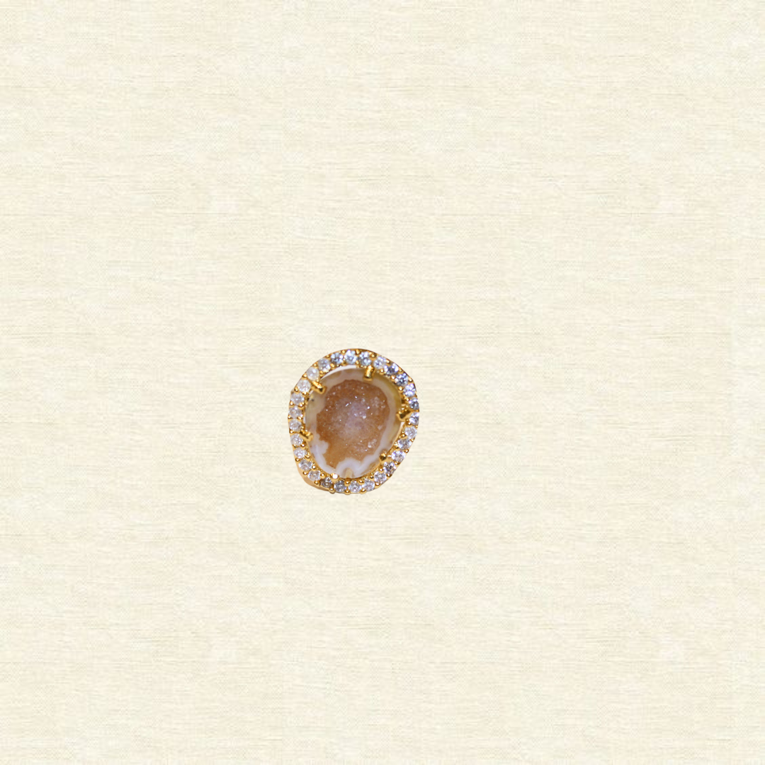Diamond ring - Beige