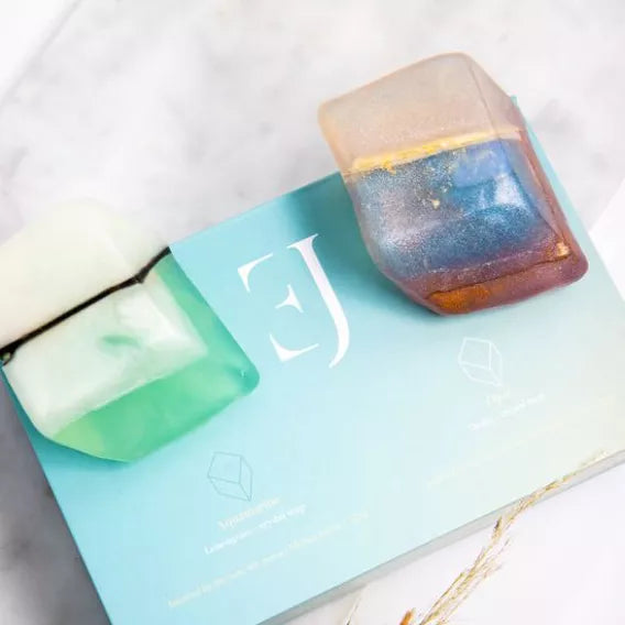 CADEAUTIP! Gift set kristalzepen - Aquamarijn & Opaal
