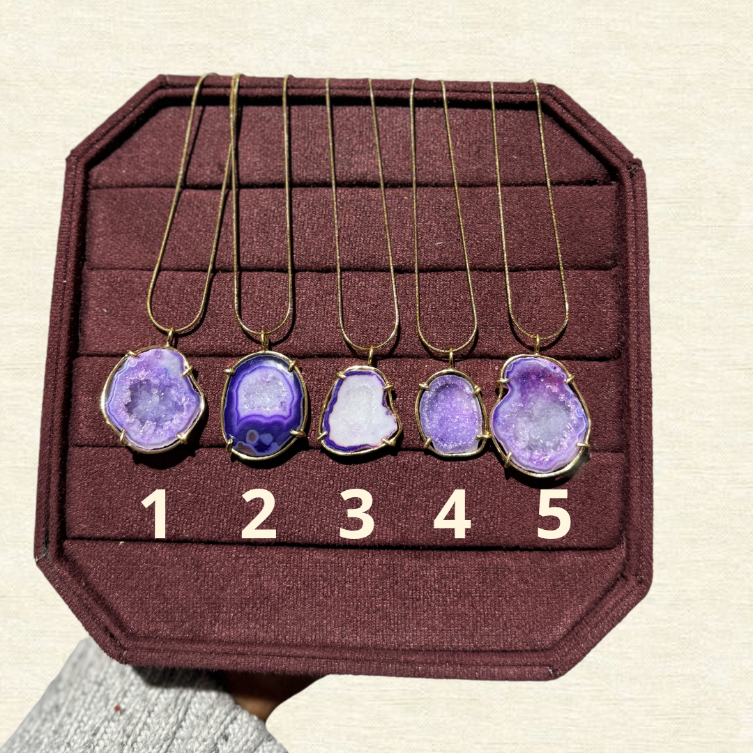 PURPLE GEODES