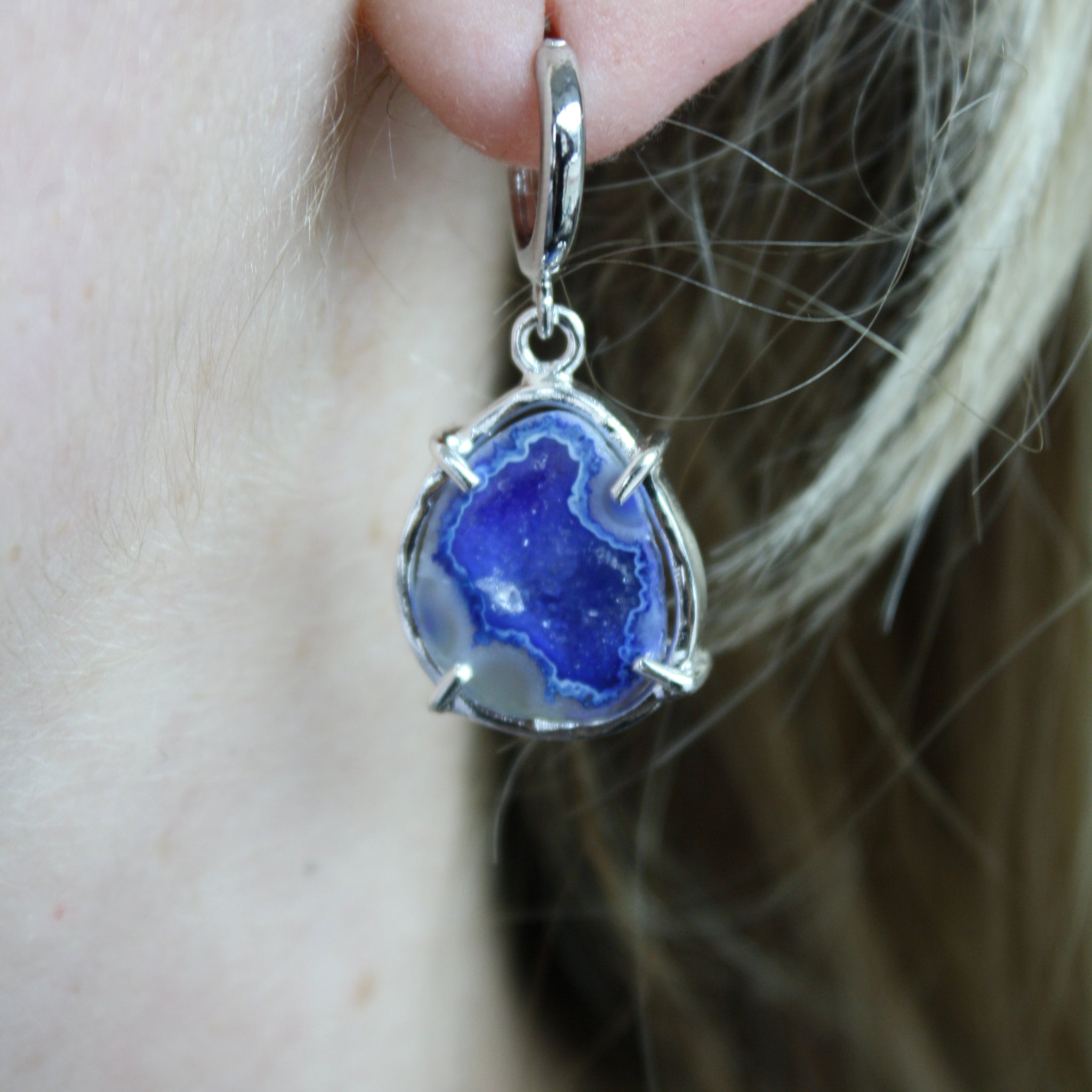 Blue pair silver
