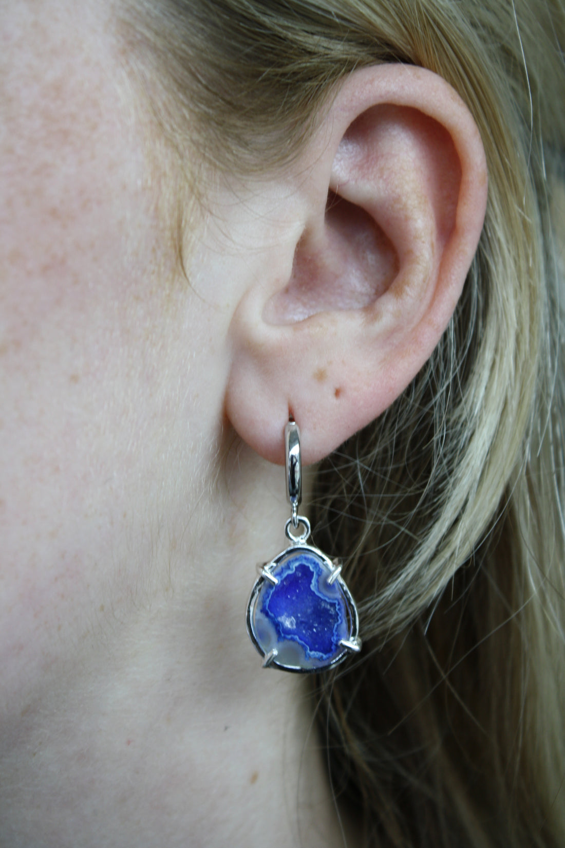 Blue pair silver