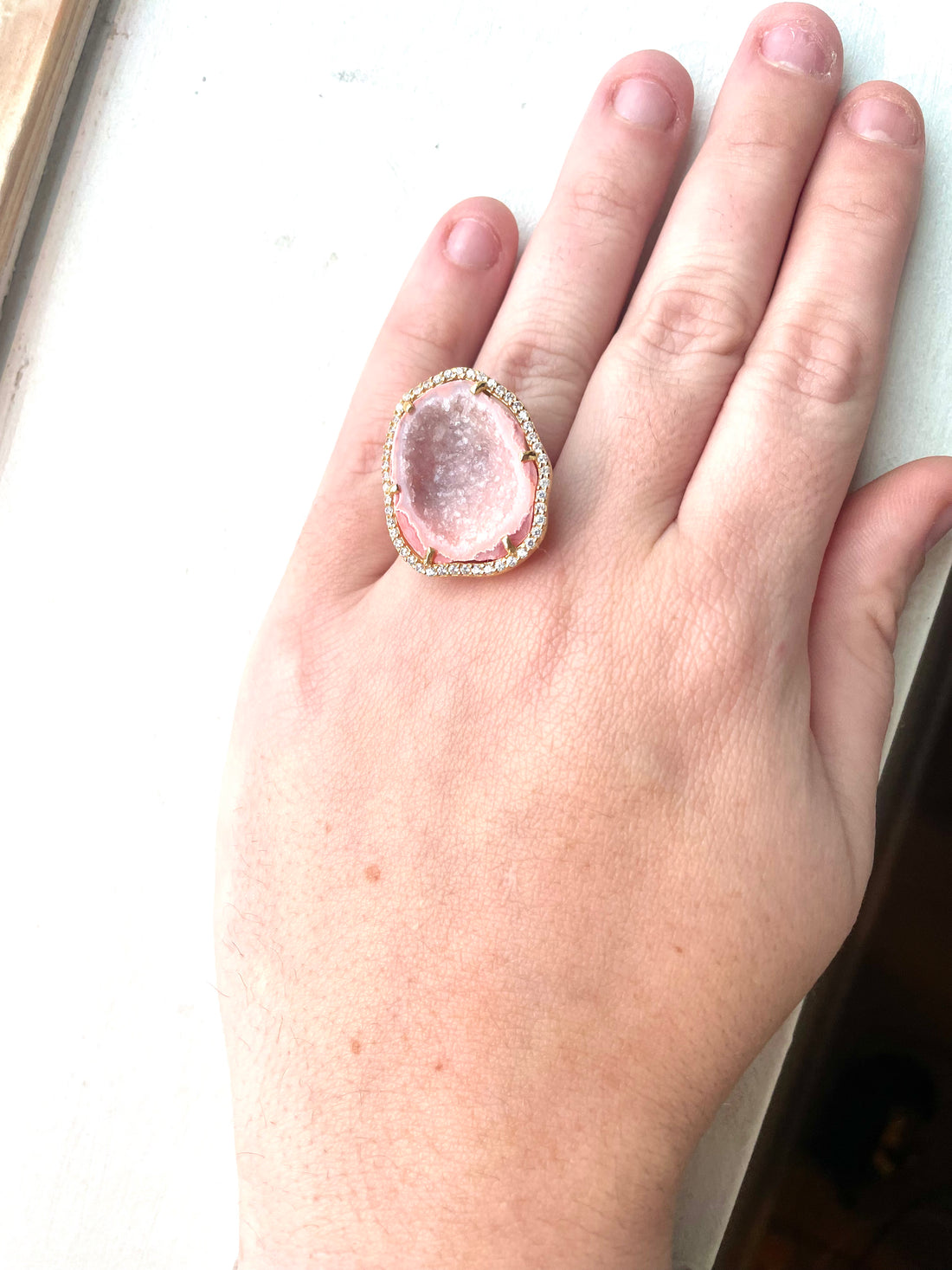 Soft pink orange