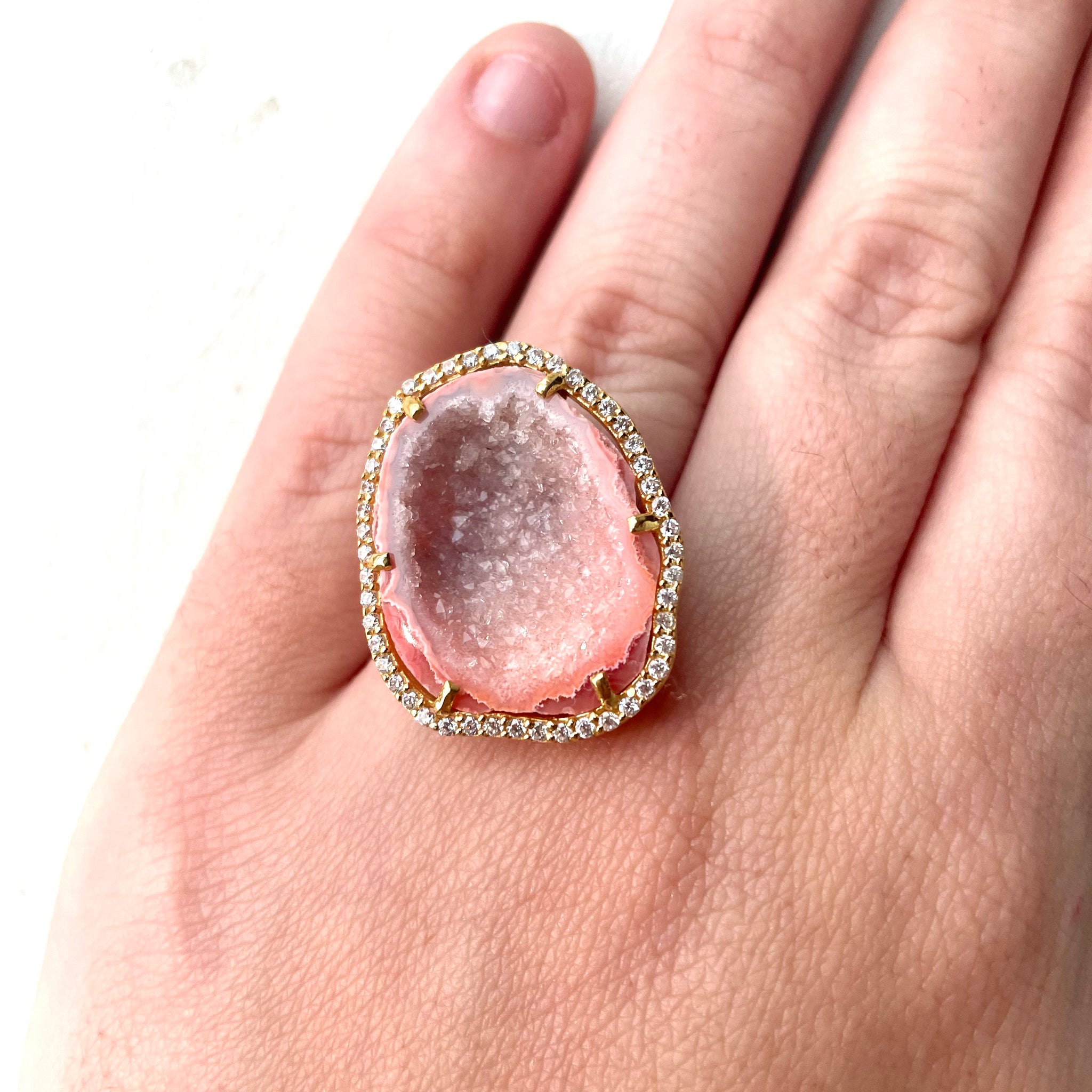 Soft pink orange