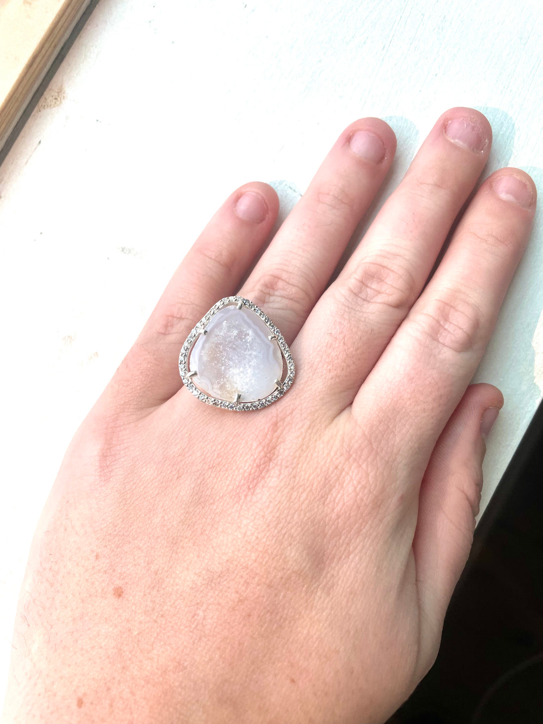 SILVER white
