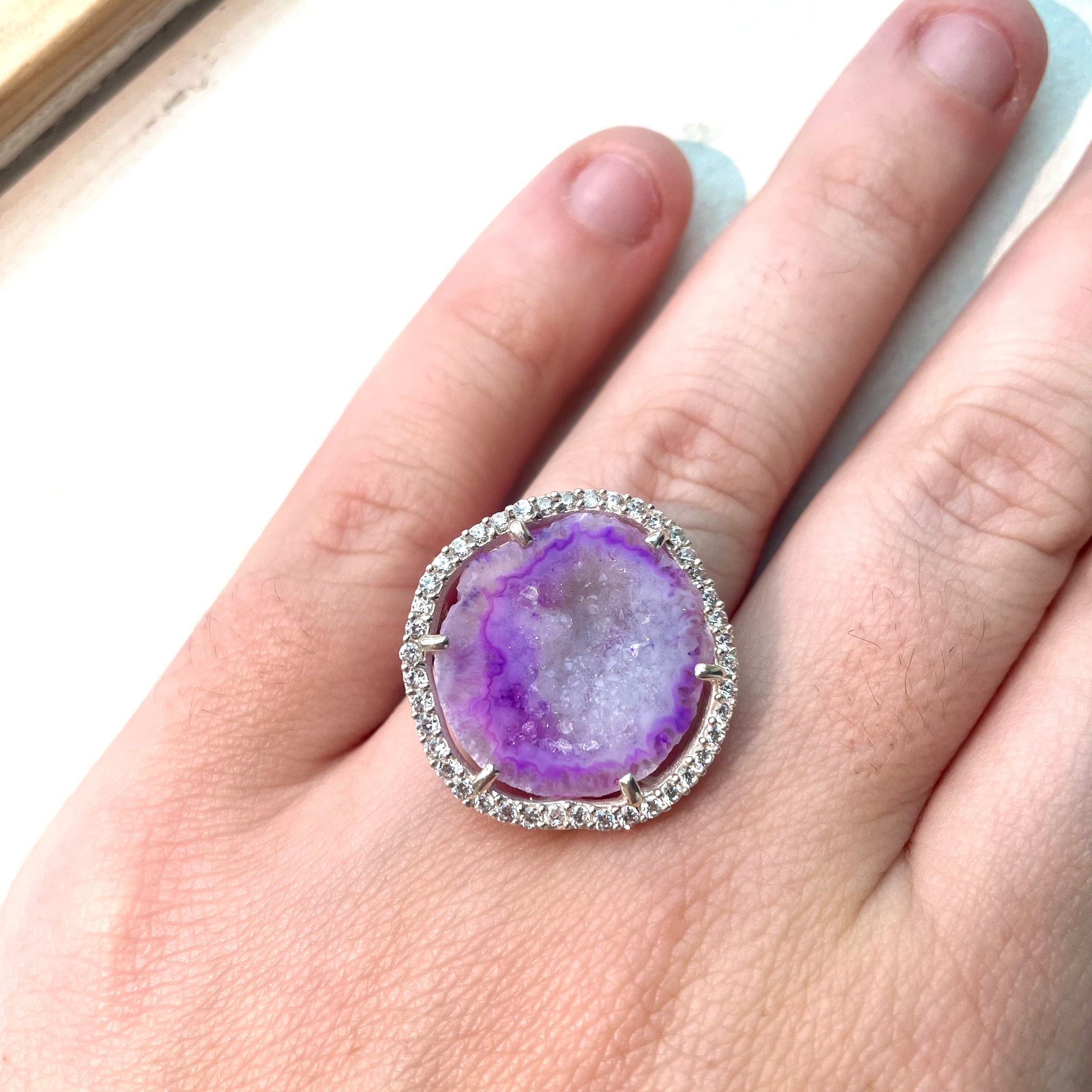 SILVER soft purple