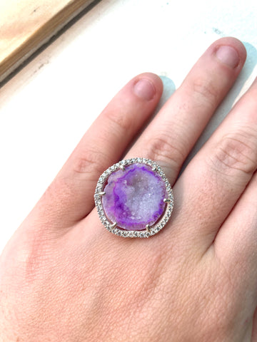 SILVER soft purple